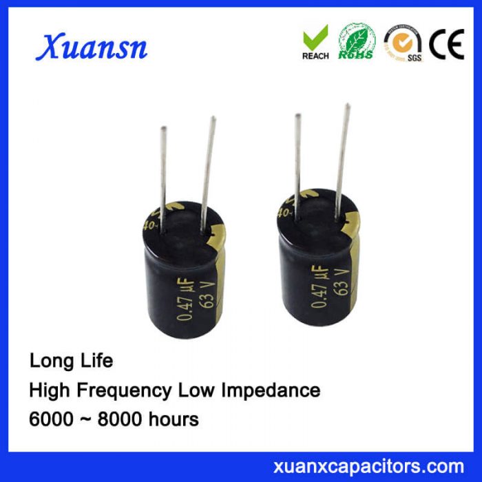 0.47UF 63V Aluminum Electrolytic Capacitor