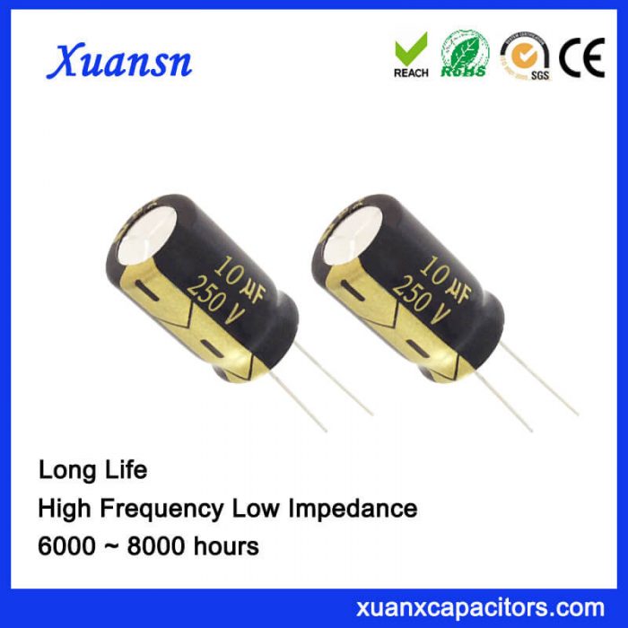 10UF 250V Capacitor Electrolytic