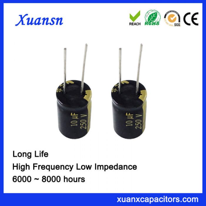 10UF 250V Capacitor Electrolytic