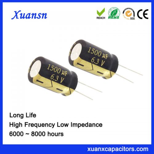 6.3 v 1500uf capacitor