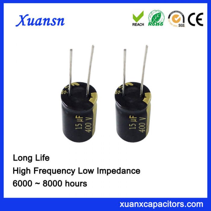 400V 15UF Aluminum Electorlytic Capacitor