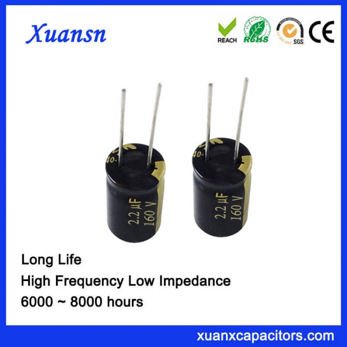 2.2UF 160V Aluminum Electrolytic Capacitor