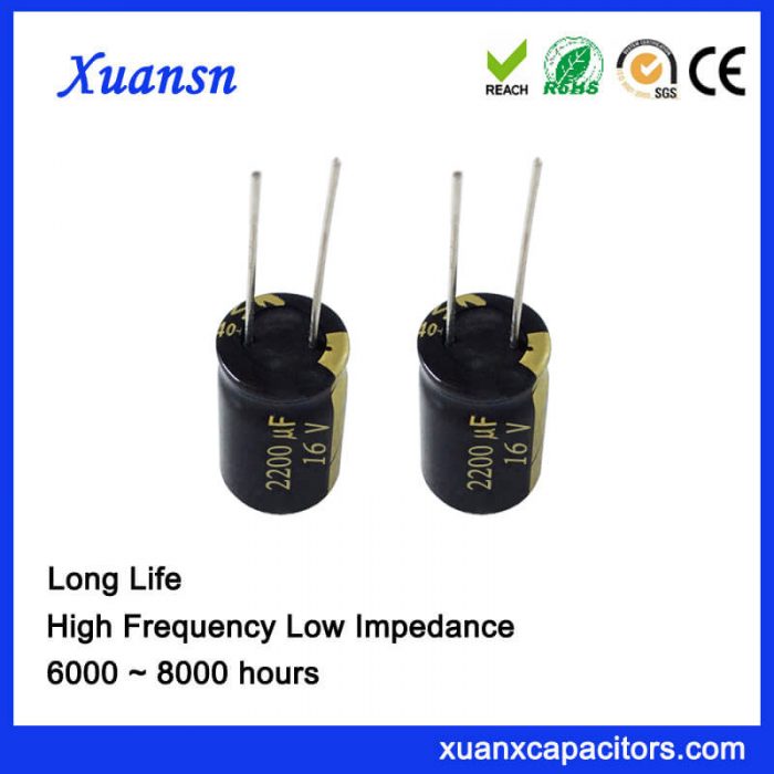 2200UF 16V Electrolytic Capacitor