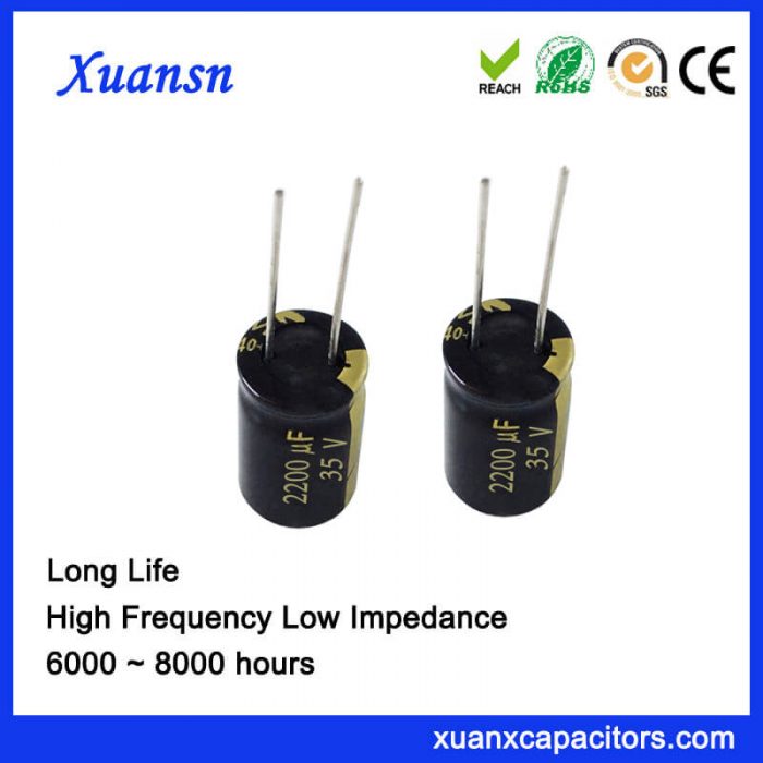 2200UF 35V Electrolytic Capacitor