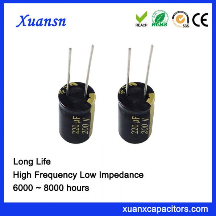 220UF 200V Aluminum Electrolytic Capacitor