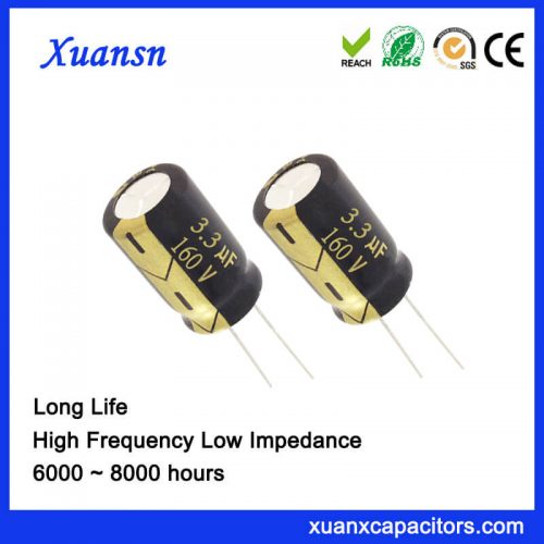 160V 3.3UF Aluminum Electrolytic Capacitor