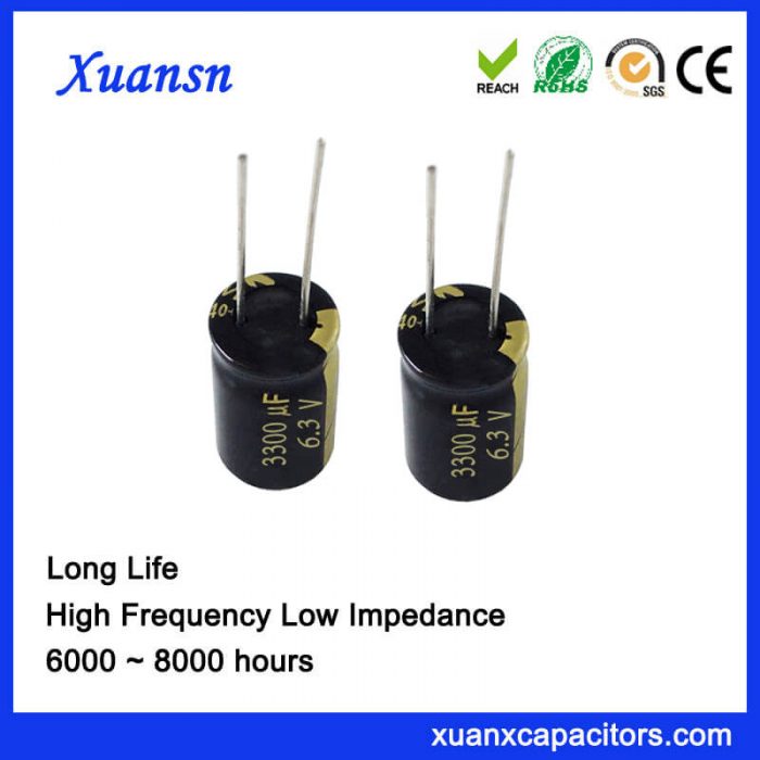 6.3V 3300UF Aluminum Electrolytic Capacitor