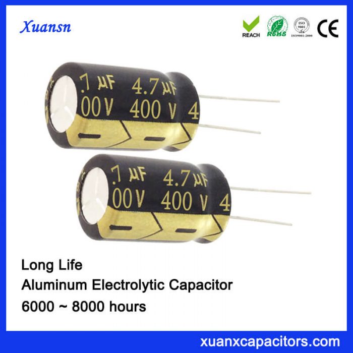 High Voltage Capacitor 400V 4.7UF