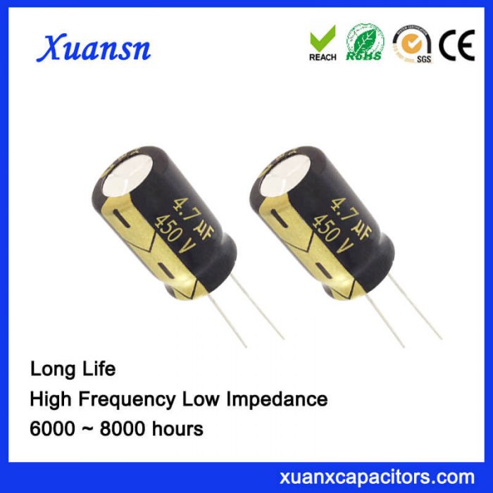 450V 4.7UF Aluminum Eelctrolytic Capacitor