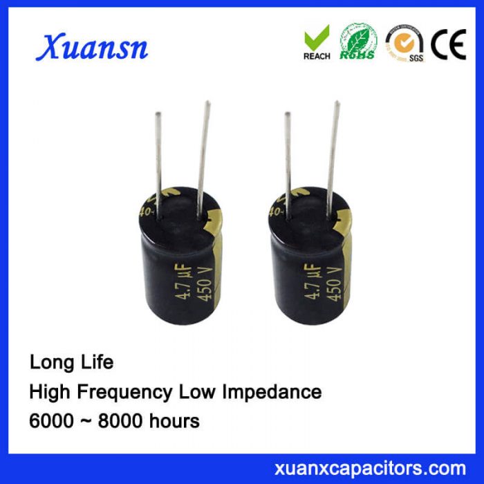 450V 4.7UF Aluminum Eelctrolytic Capacitor