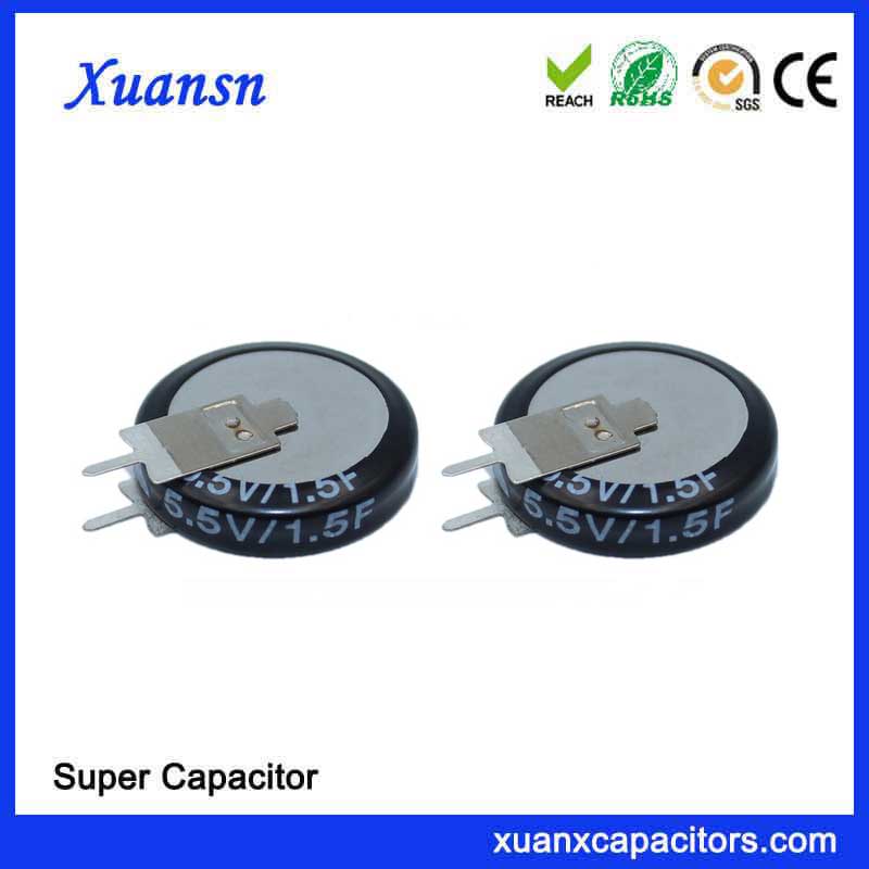 thumbnail image 2 of 5PCS 5.4V 3.5F Supercapacitor Farad Capacitor - 10.5*21*22.5mm I Type 2 of 6