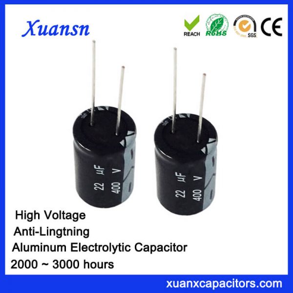 high voltage capacitor,22uf 450v Anti-Lightning High Voltage Capacitors