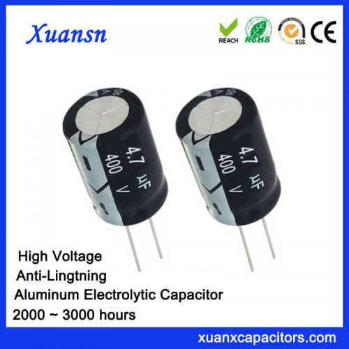 4.7uf 400v electrolytic capacitor