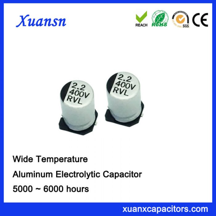 Chip 2.2UF 400V Aluminum Electrolytic Capacitor