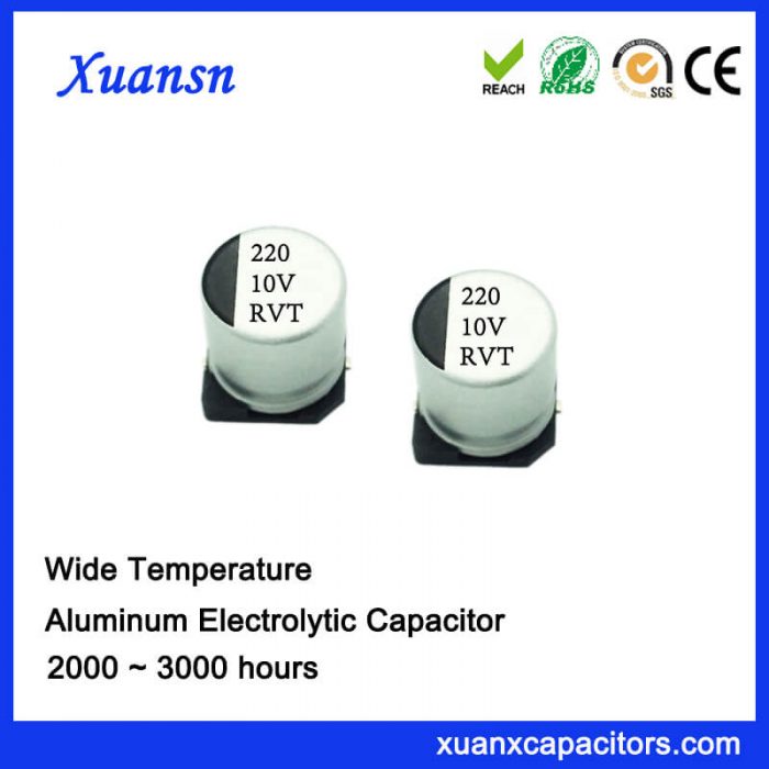 220UF 10V Chip Type Electrolytic Capacitor