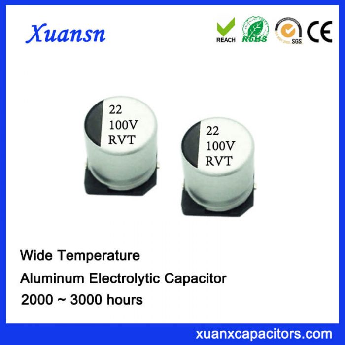 chip aluminum electrolytic capacitor 22uf100v