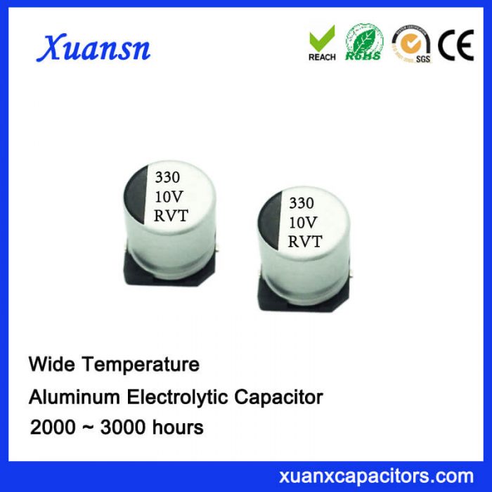 SMD aluminum electrolytic capacitor 330uf10v