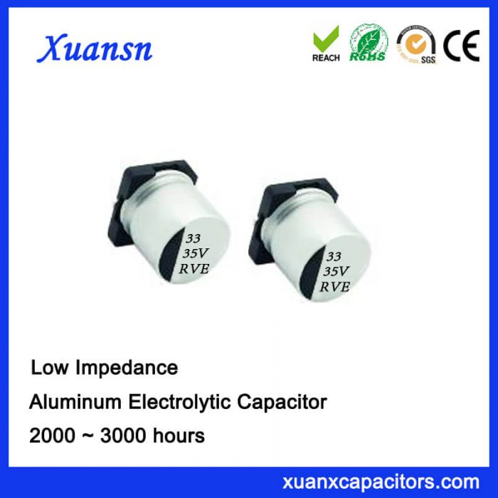 33UF 35V SMD Low Impedance Capacitor