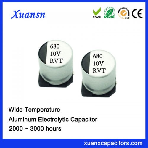 SMD electrolytic capacitor 680UF 10V