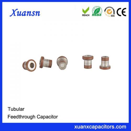 Tubular ceramic through-core capacitor G2618