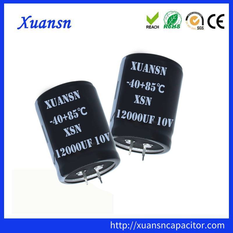 12000UF 10V Electrolytic Capacitor Snap In 85℃ manufacturer 