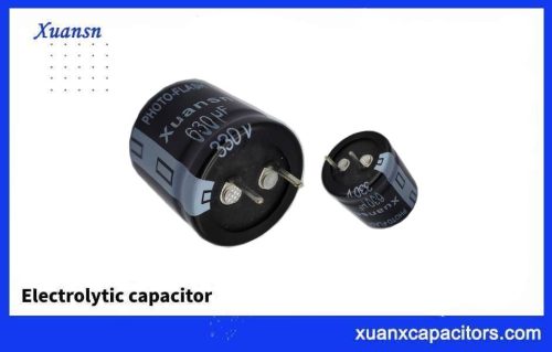 Photoflash capacitor 630uf 330V