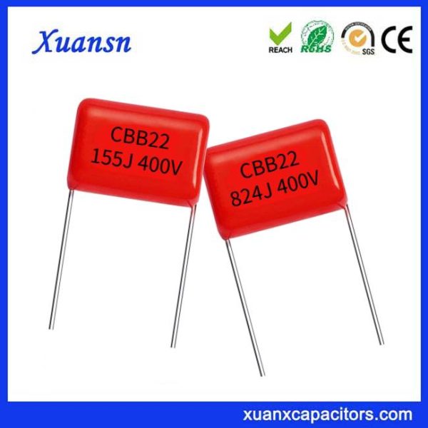 Cbb22 Cbb21 400v 155j Metallized Polypropylene Film Capacitor Xuansn Capacitor 4381