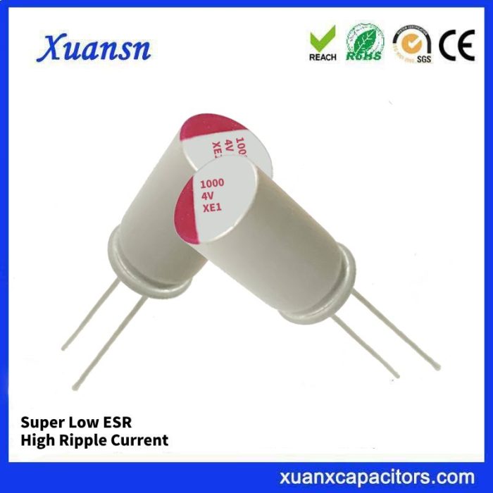 Solid State capacitor 1000uf 4v