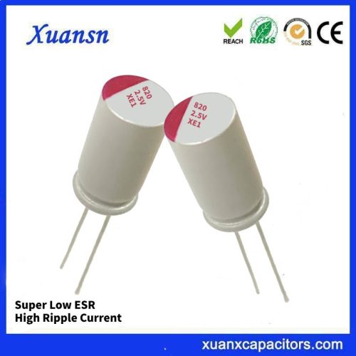 Solid state capacitor 820uf 2.5v