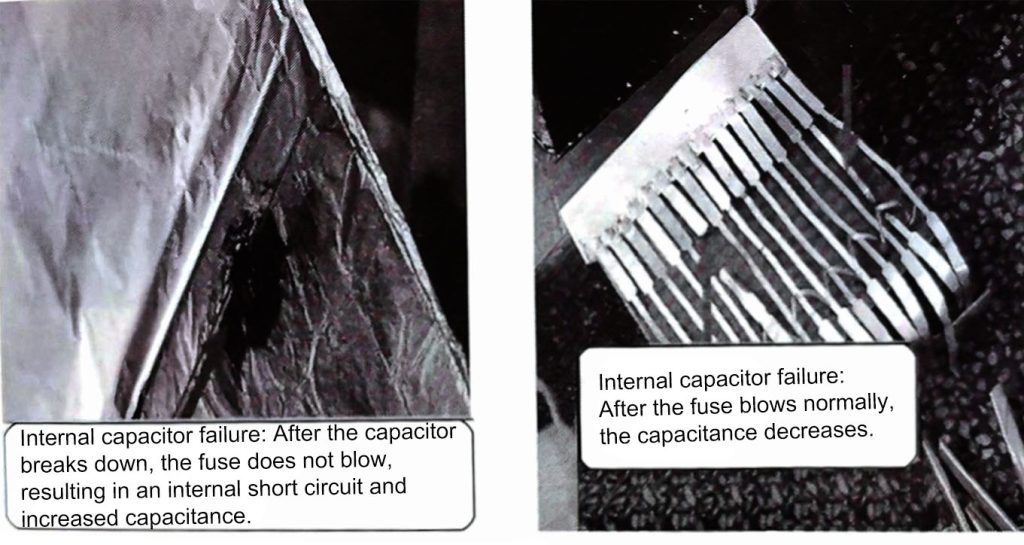 causes of capacitor damag