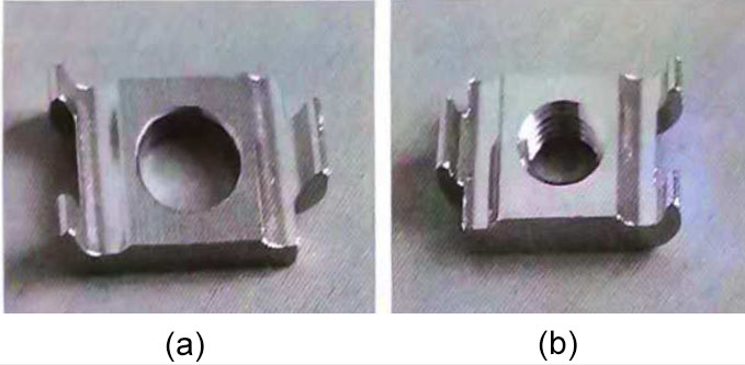 Comparison of old and new capacitor clamps