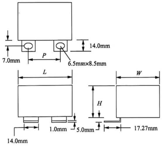 IGBT snubber film capacitor