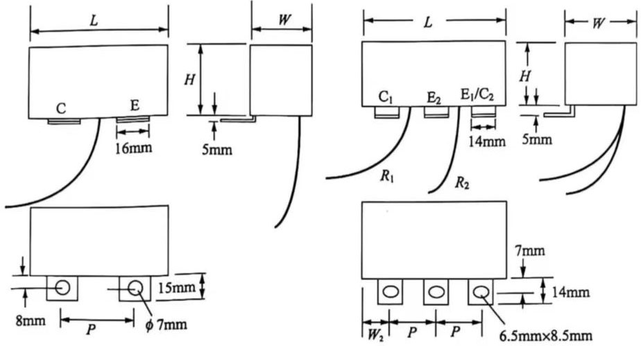 IGBT snubber film capacitor