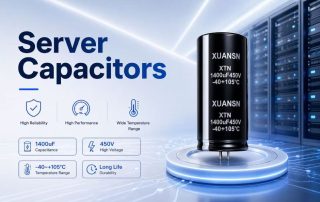 Server Capacitors for 1U AI Power Supply