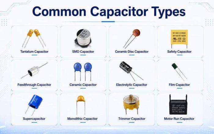 capacitor types image