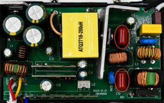 film capacitors used for high voltage AC filtering in industrial machinery