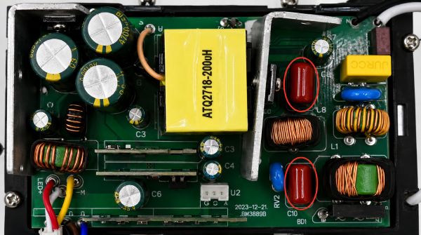  film capacitors used for high voltage AC filtering in industrial machinery