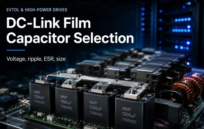 dc-link film capacitor selection - how to choose a DC-link film capacitor